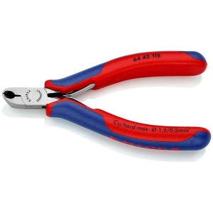 Knipex 64 42 115 Electronics End Cutting Nipper 115mm 1.5mm Grip Handle